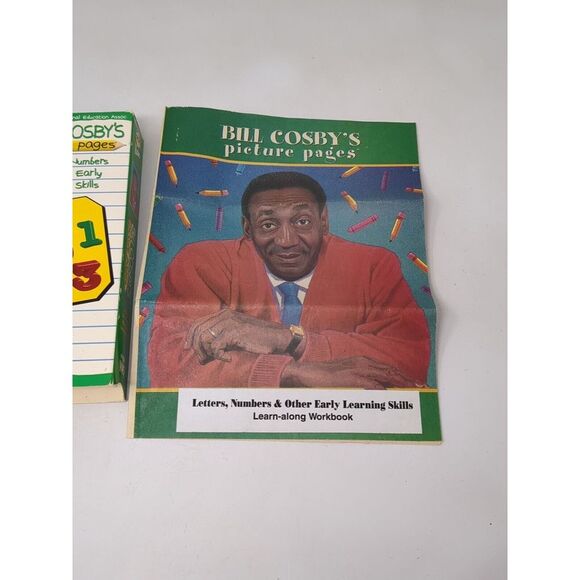 Bill Cosby's Picture Pages VHS Numbers Letters Other Early Tape With Booklet VTG - Picture 2 of 12